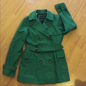Banana republic green coat